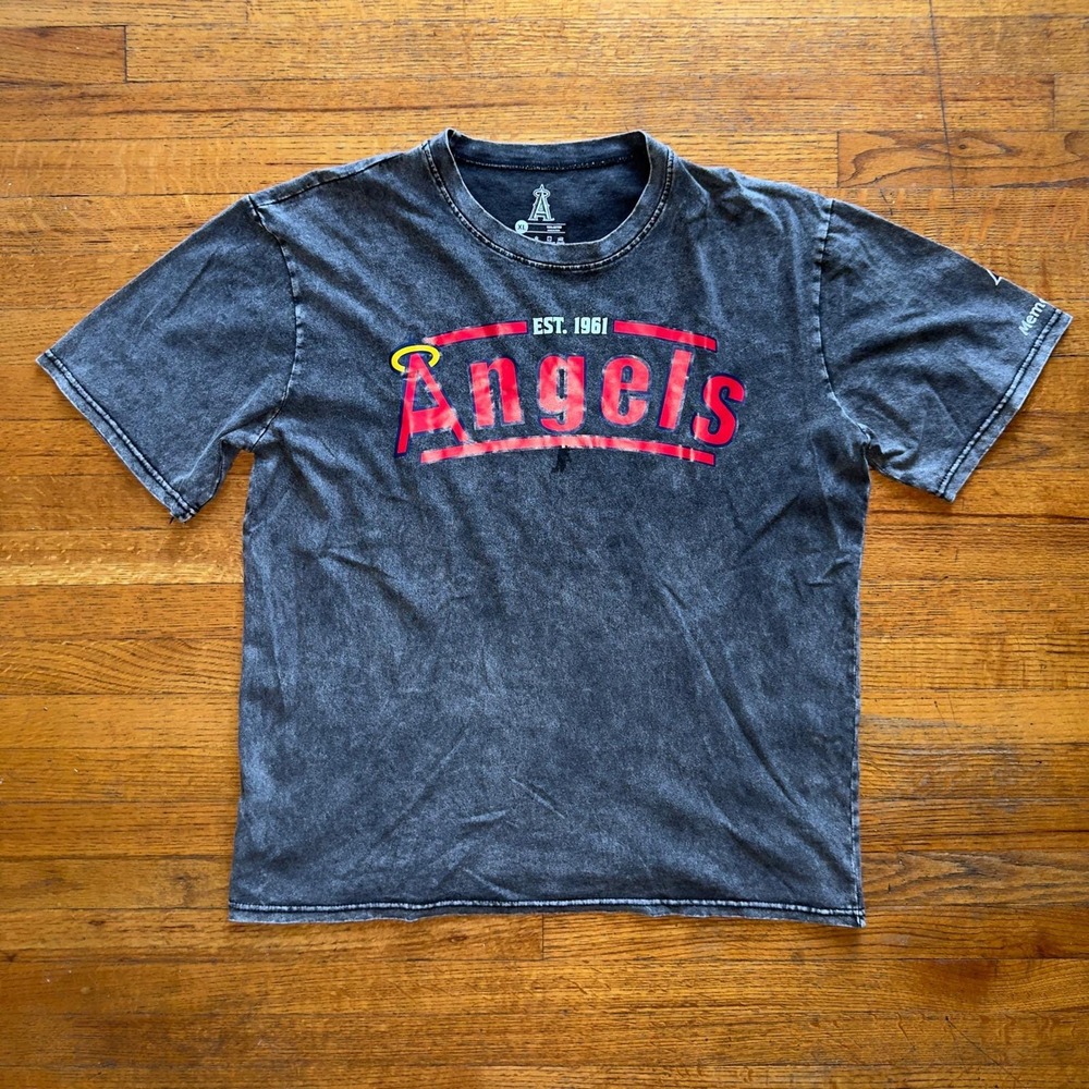 Anaheim Angels T-Shirt XL MLB Baseball Distressed Graphic Tee XL